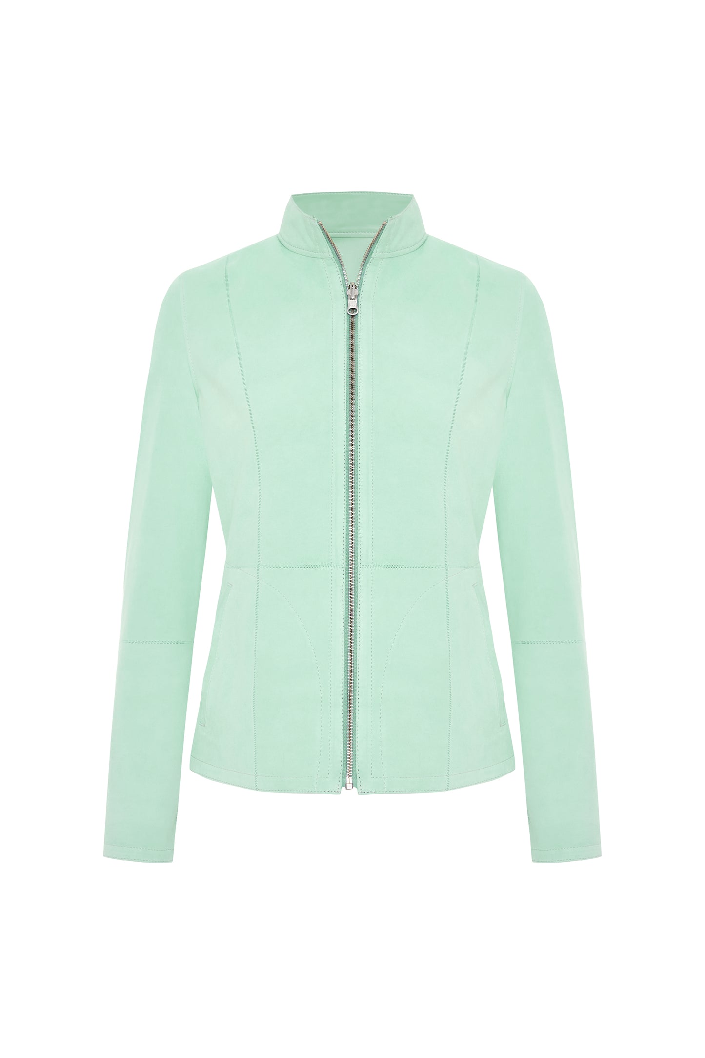 Kate Reversible Suede Jacket - Mint