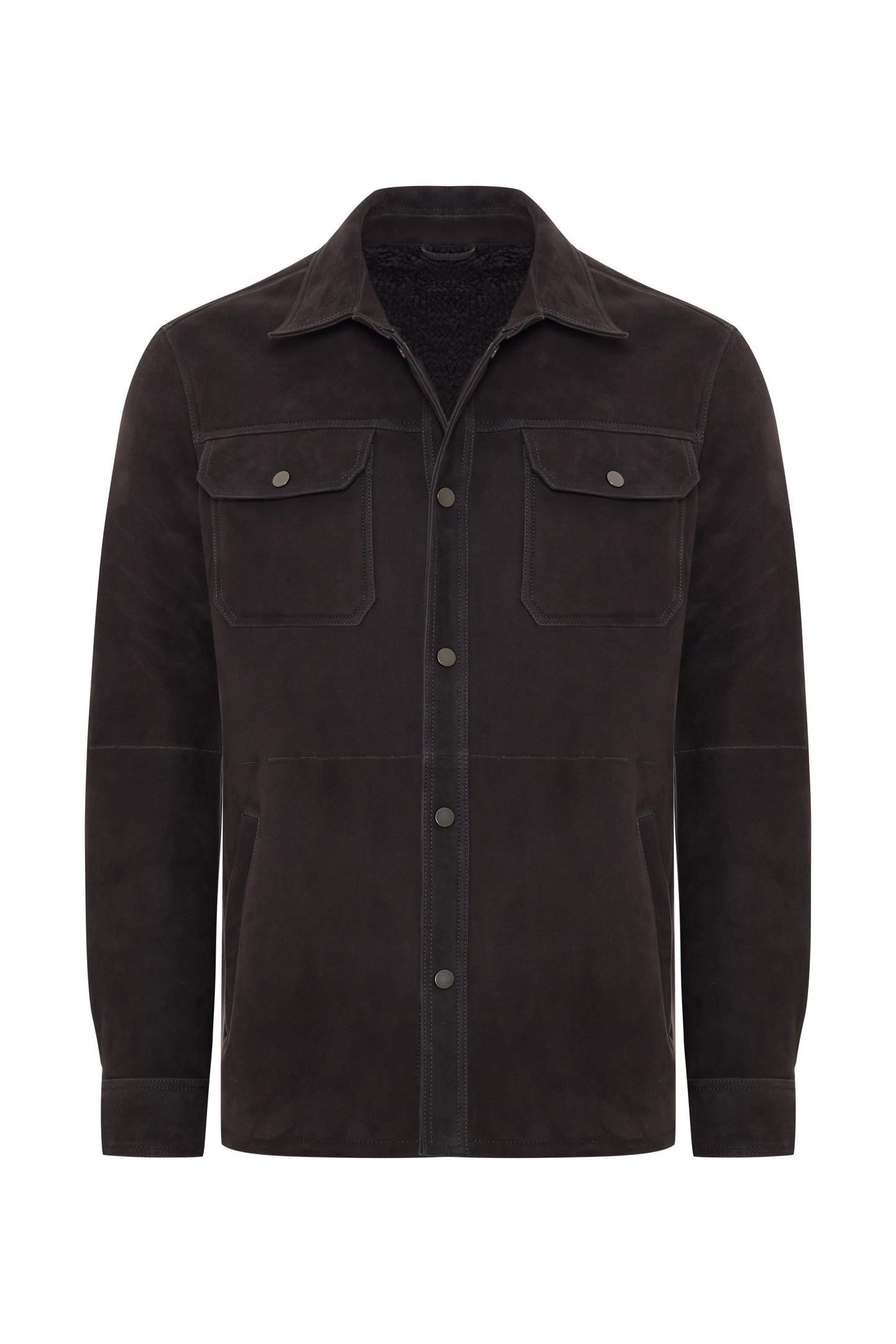 Jorge Men's Shearling Jacket - Anthracite