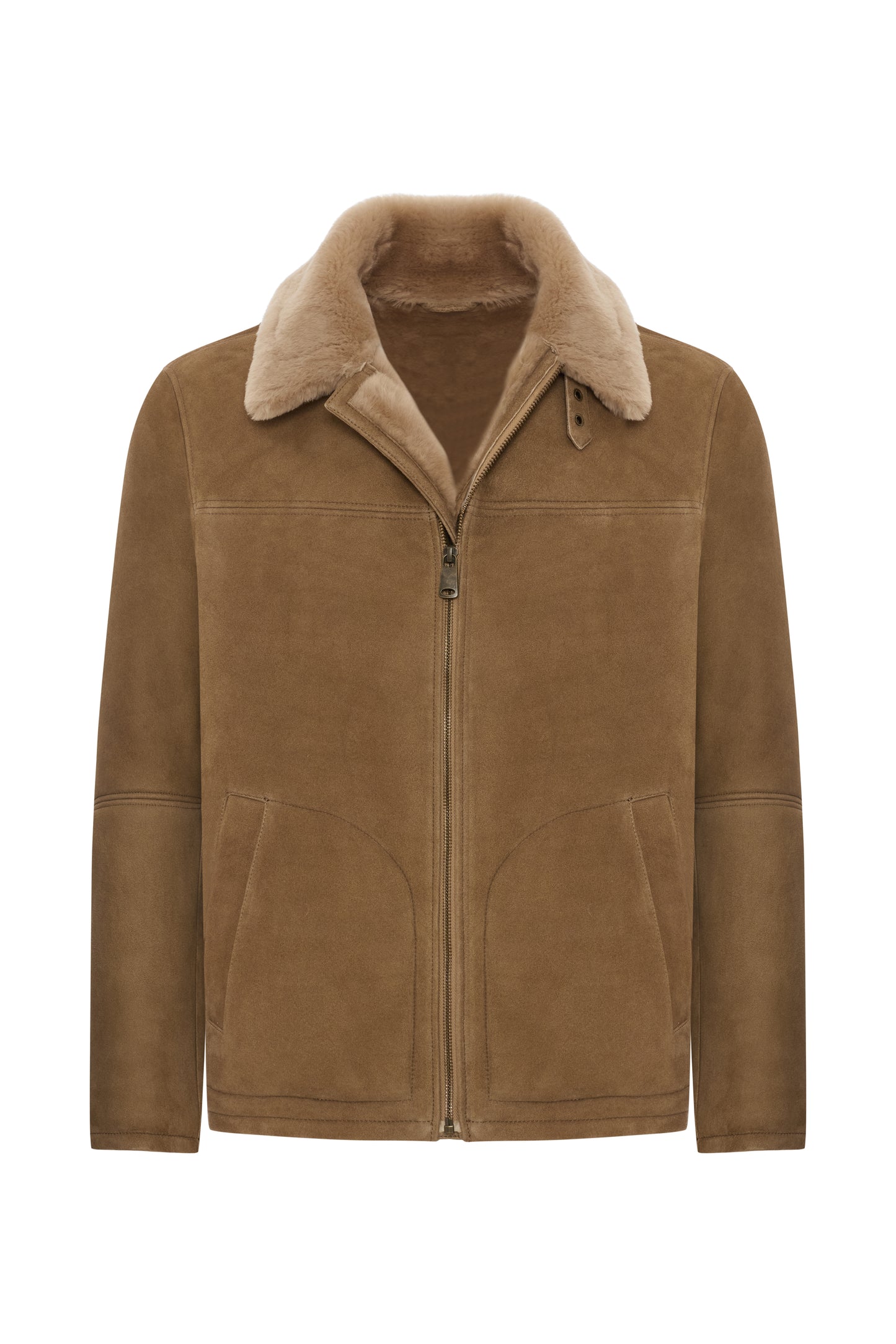Diego Shearling Jacket - Safari