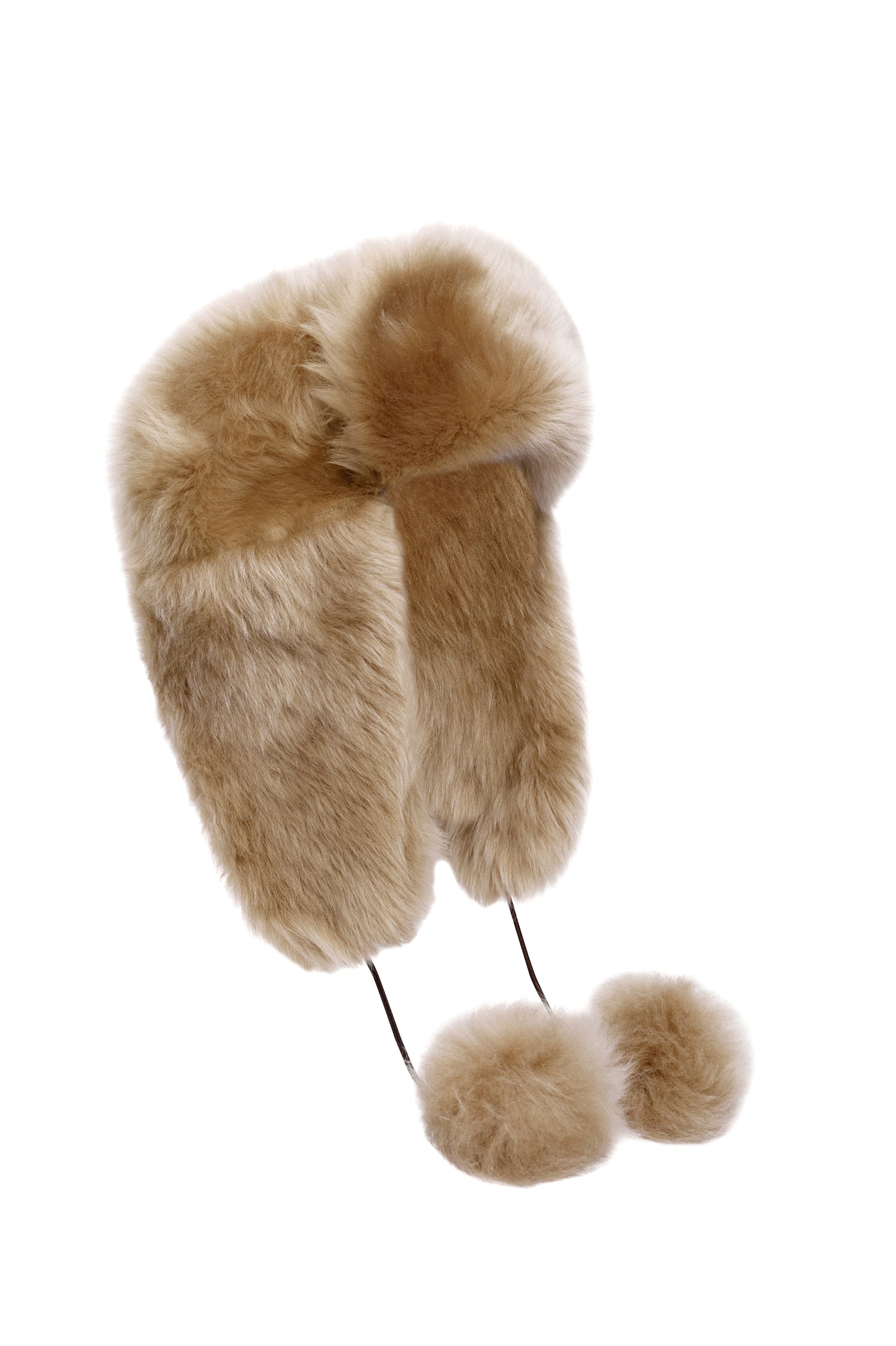 Angelica Women's Toscana Shearling Hat - Beige