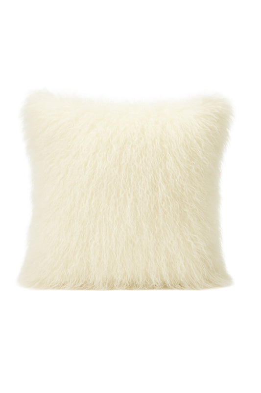 Tibetan Cushion - White