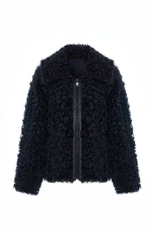 Siena Reversible Jacket - Navy Blue