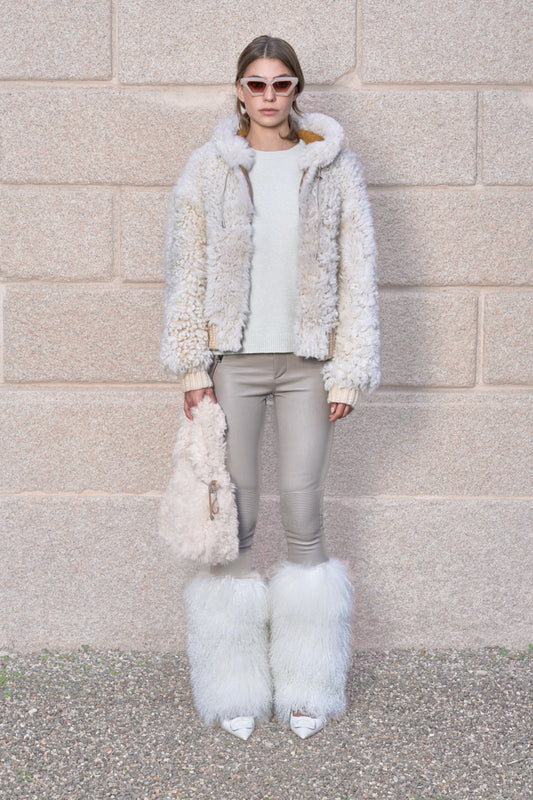 Shay Leather Leggings - Taupe