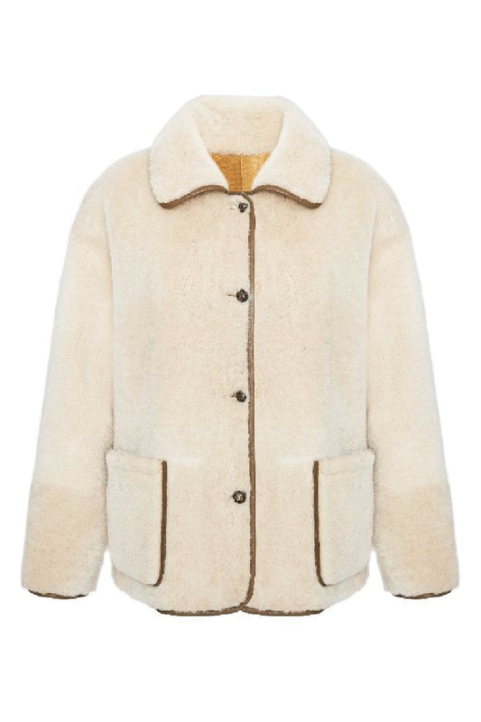 Zoe Reversible Jacket - Beige