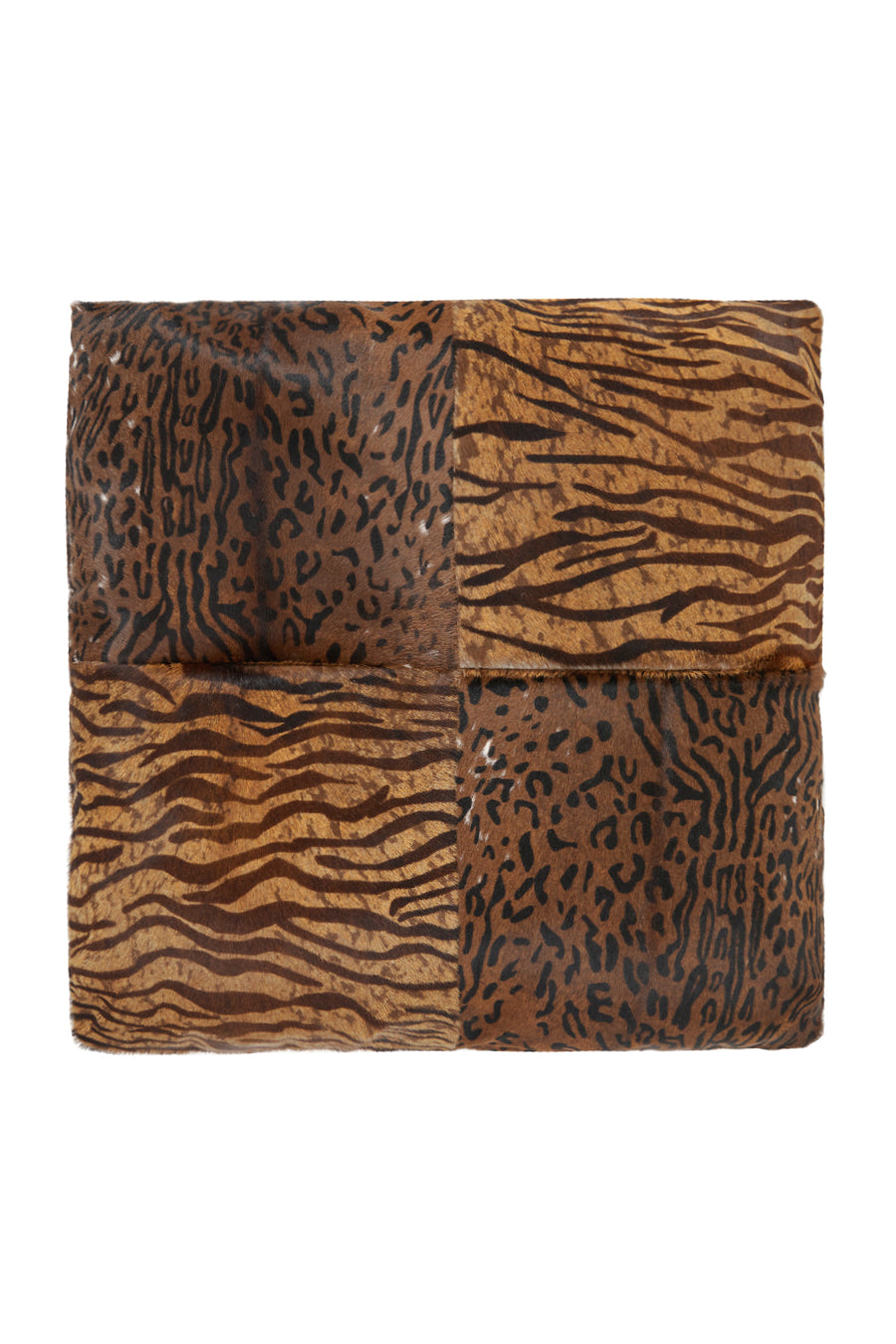Valeria Cowhide Cushion - Golden Safari