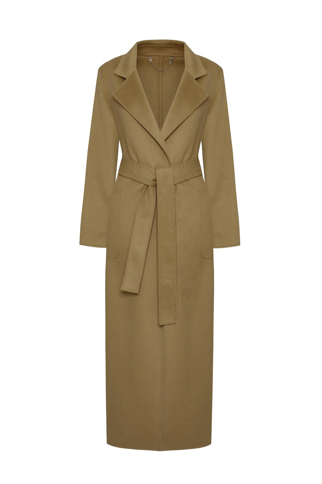 Carmela Cashmere Coat - Caramel