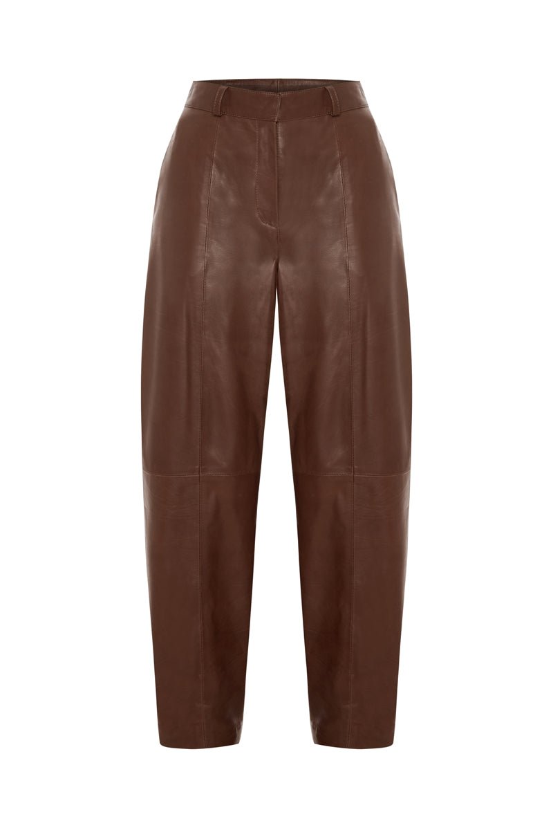 Alina Women’s Balloon Pants - Cognac