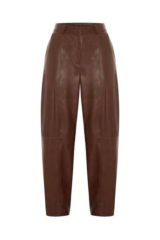 Alina Women’s Balloon Pants - Cognac