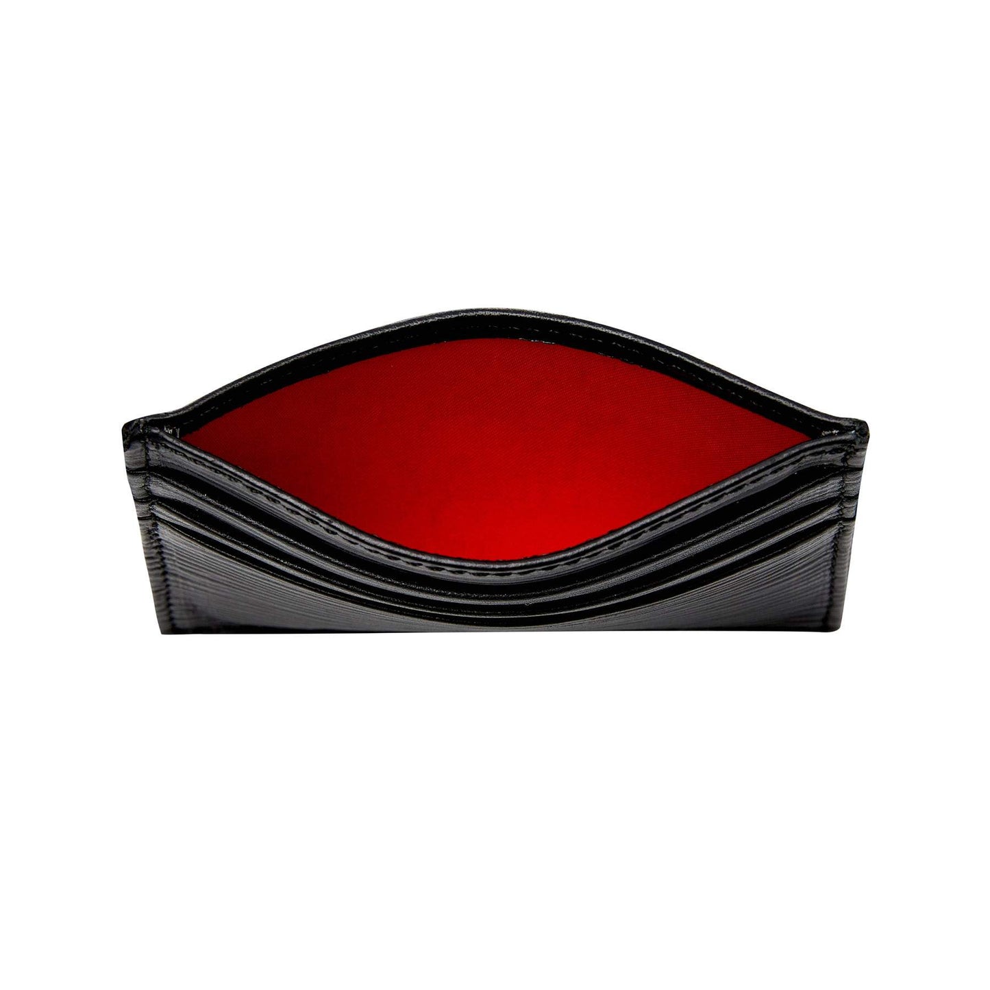 Black Epi Leather Slim Wallet - bigardinileather