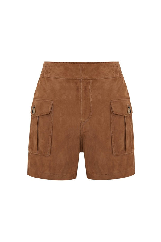 Leonie Women’s Suede Short - Snuff - Bigardini