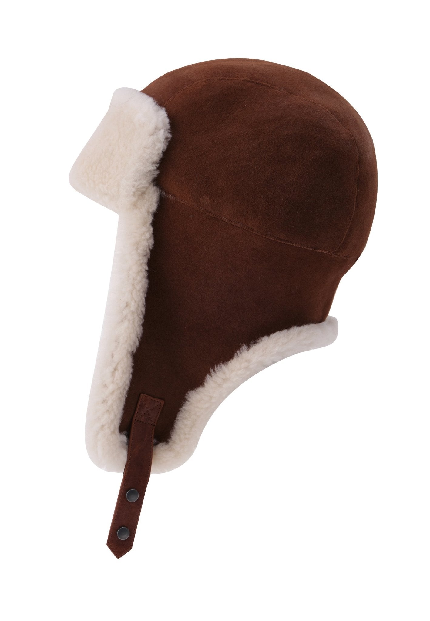 Logan Unisex Shearling Aviator Winter Hat - Bigardini Leather