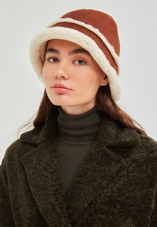 Sandy Womens Shearling Bucket Winter - Bigardini Leather