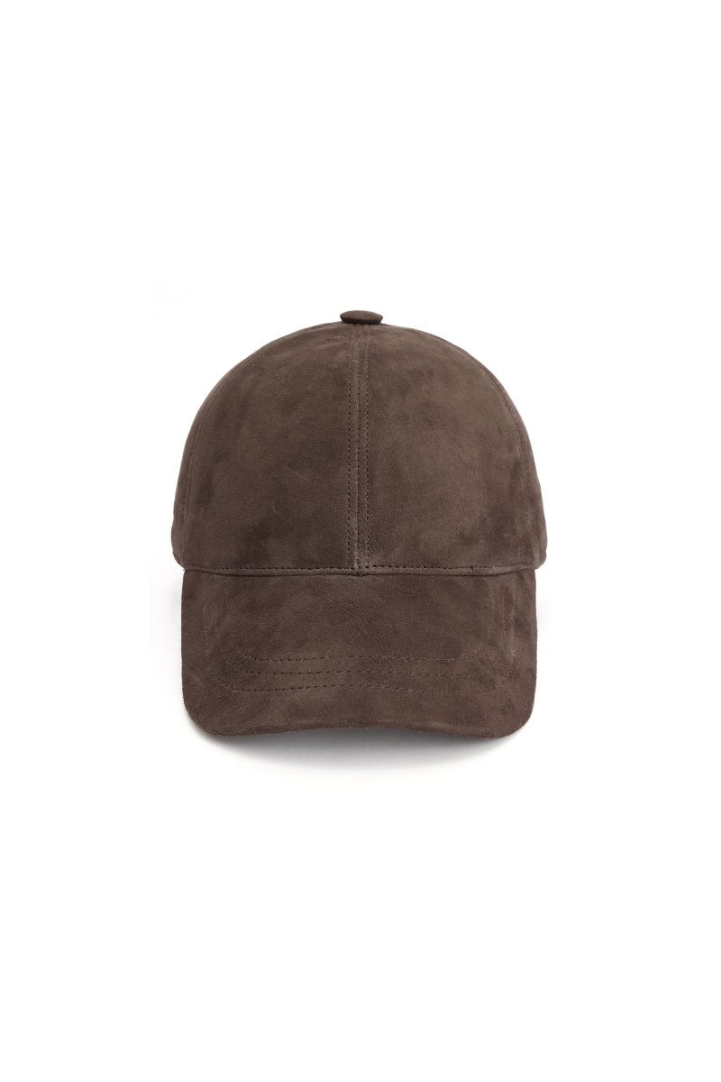 Zen Unisex Suede Baseball Cap - Brown - Bigardini